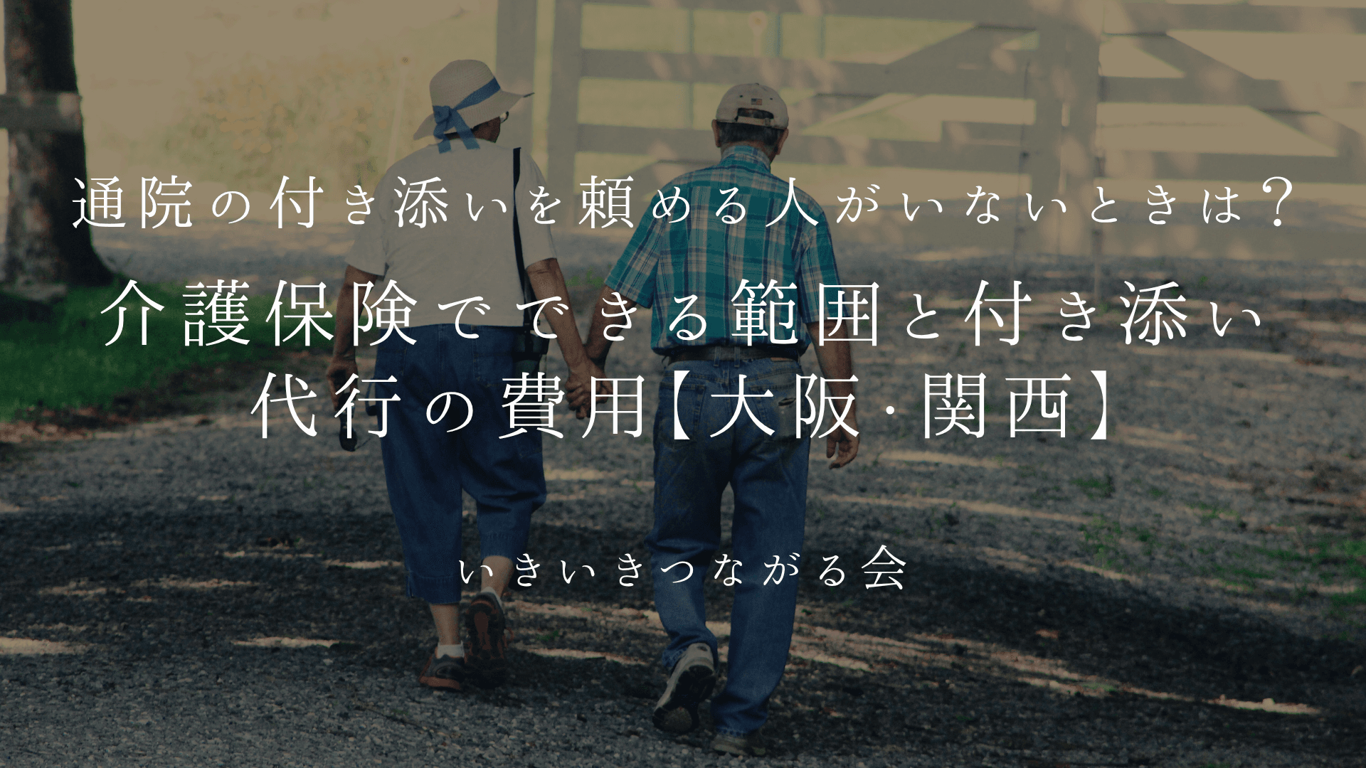 通院の付き添いを頼める人がいないときは?介護保険でできる範囲と付き添い代行の費用【大阪・関西】